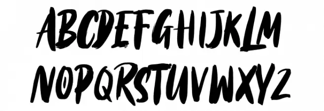 BlackTorch Schriftart Groß