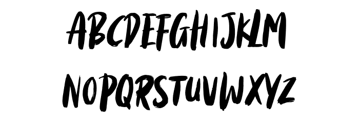 BlackTorch Font LOWERCASE