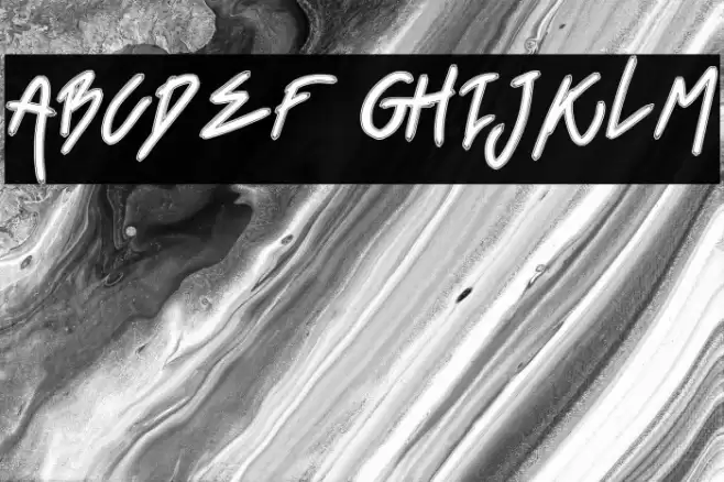 BlackVenom Font examples