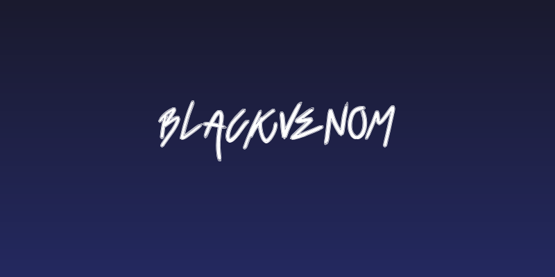 BlackVenom Social Header