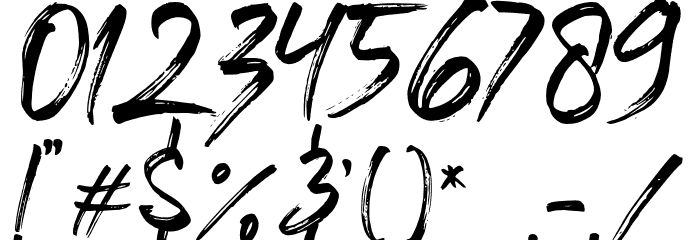 BlackVostenPersonalUse Font OTHER CHARS