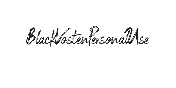 BlackVostenPersonalUse Logo