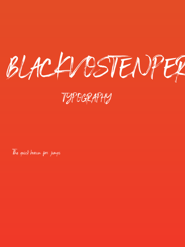 BlackVostenPersonalUse Poster