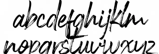 BlackVostenPersonalUse फ़ॉन्ट लोअरकेस