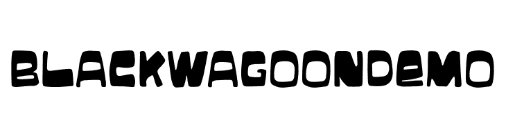 BlackWagoonDemo  フリーフォントのダウンロード