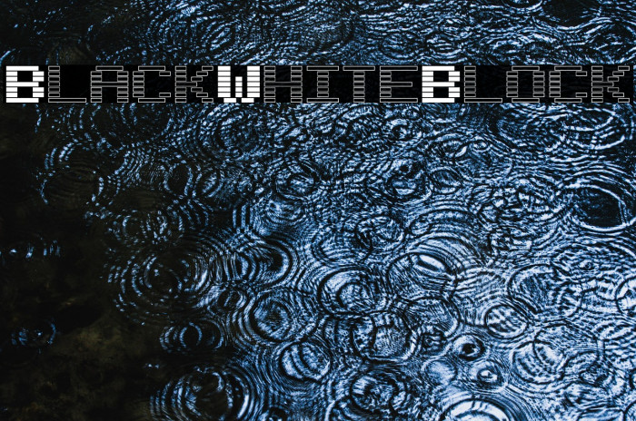 BlackWhiteBlock Example 1