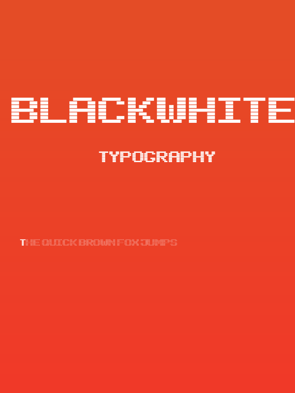 BlackWhiteBlock Poster