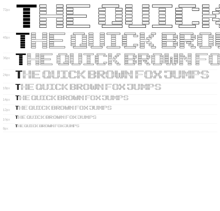 BlackWhiteBlock Waterfall