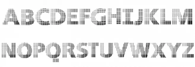 BlackWhiteGridsB Fonte MAIÚSCULAS