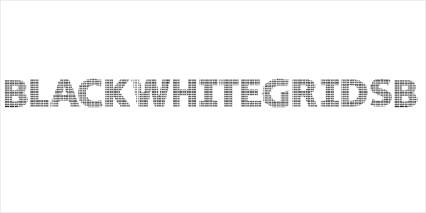 BlackWhiteGridsB Logo