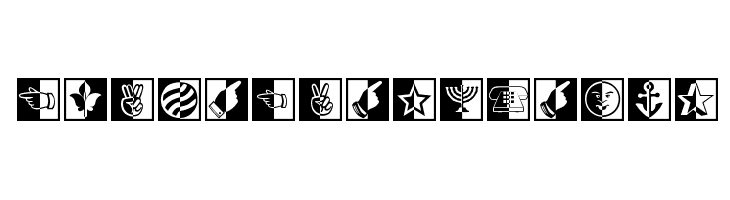 BlackWhiteSigns  フリーフォントのダウンロード