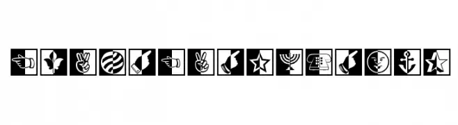 BlackWhiteSigns  フリーフォントのダウンロード
