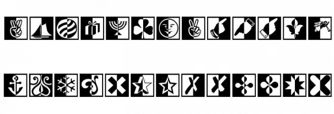 BlackWhiteSigns Fuentes MINÚSCULAS