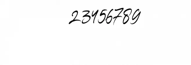 BlackWidow-Regular Font OTHER CHARS