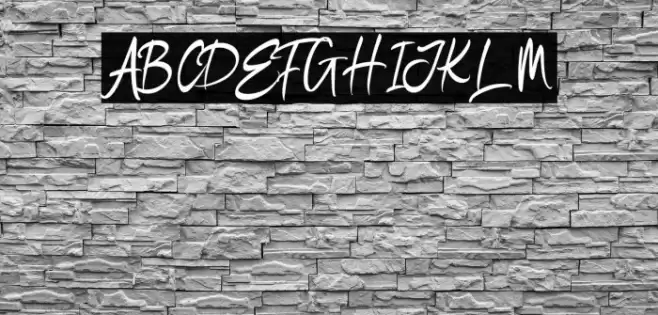 BlackWidow-Regular Font examples