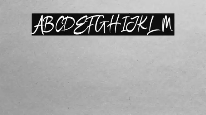 BlackWidow-Regular Font examples