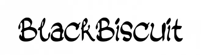 Black_Biscuit  les polices de caractères gratuit tlcharger