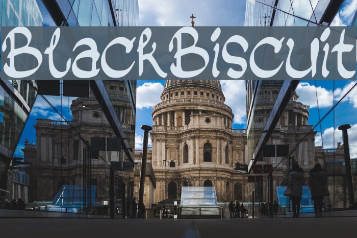 Black_Biscuit Font examples