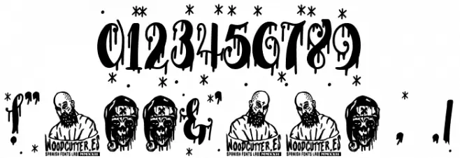 Black_Christmas Font OTHER CHARS