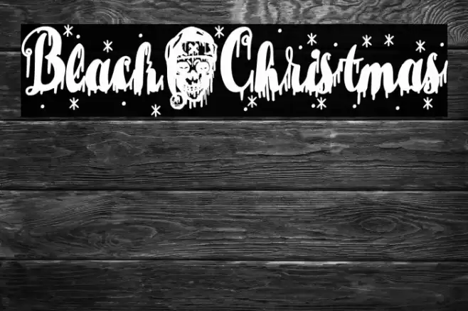 Black_Christmas Font examples