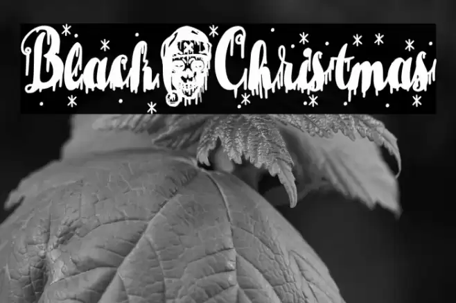 Black_Christmas Font examples