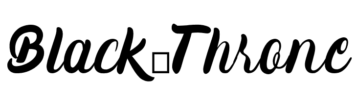 Black_Throne  フリーフォントのダウンロード