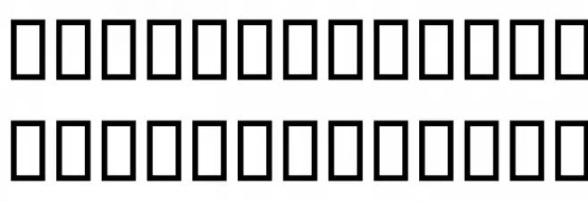 Black Schriftart Kleinbuchstaben