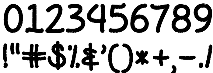 BlackandBitterCoffee-Regular Font OTHER CHARS