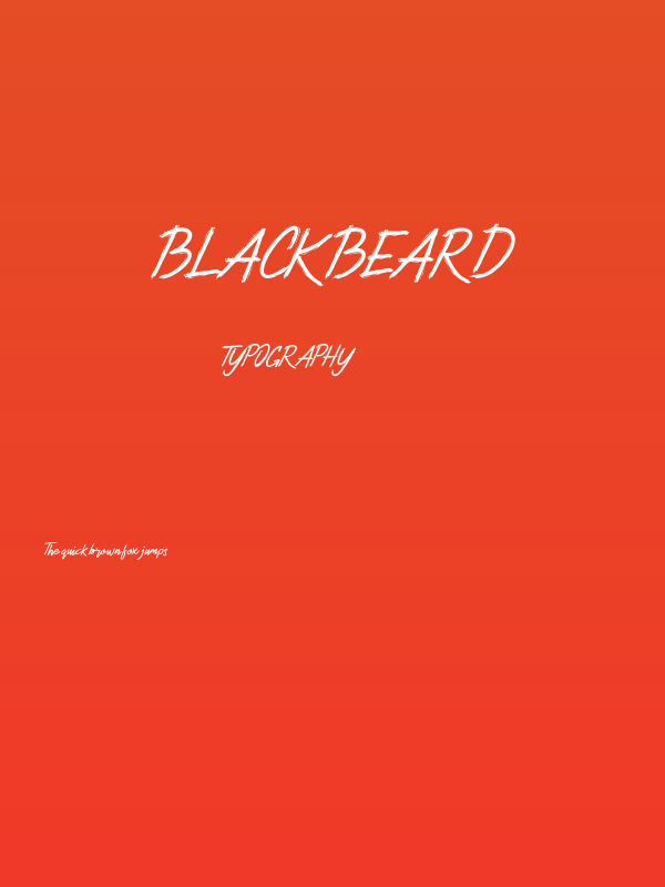 Blackbeard Poster