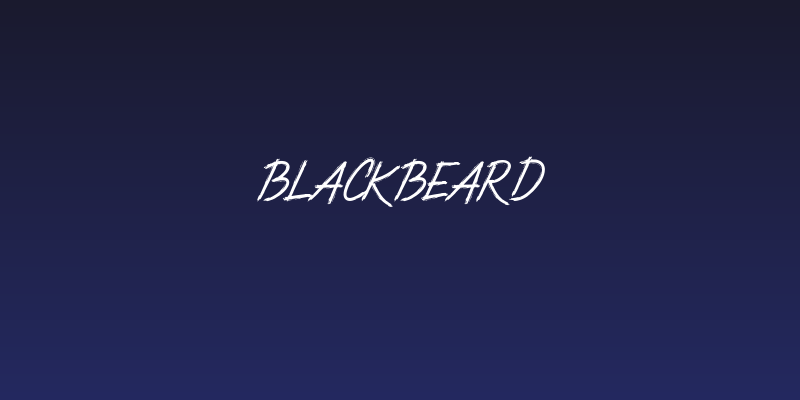 Blackbeard Social Header