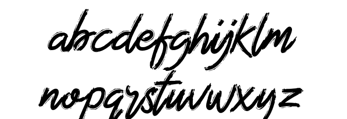 Blackbeard Font LOWERCASE