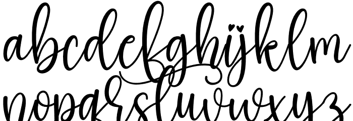 Blackbeer Font LOWERCASE