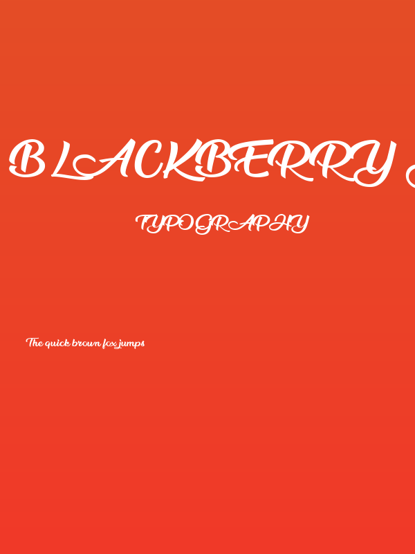 Blackberry Jam Personal Use  Poster
