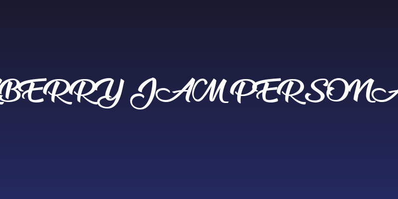 Blackberry Jam Personal Use  Social Header