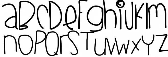 BlackberryBlues Font UPPERCASE