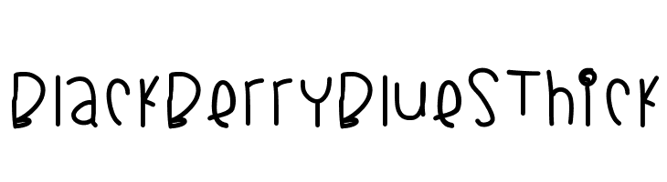 BlackberryBluesThick  les polices de caractères gratuit tlcharger
