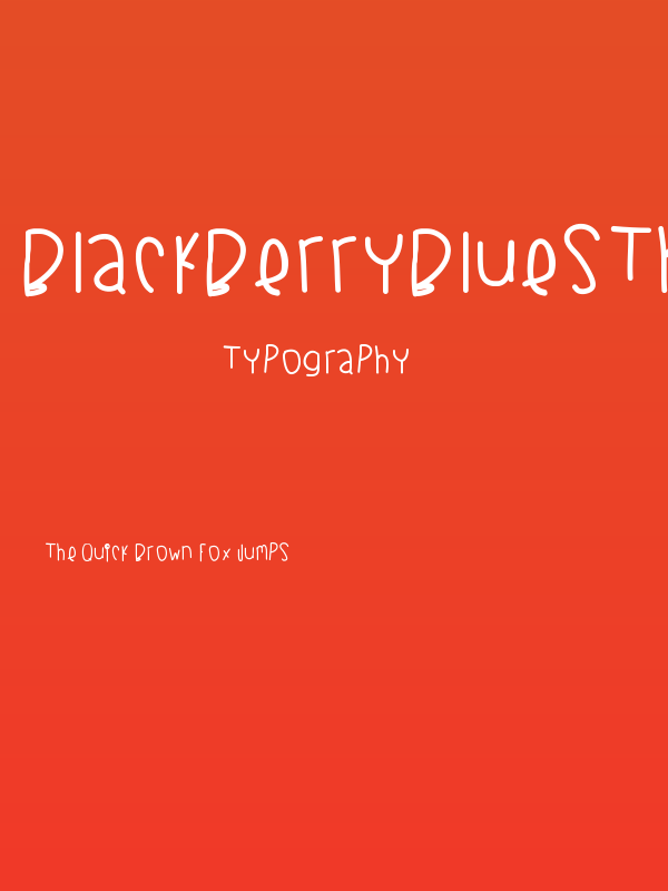 BlackberryBluesThick Poster