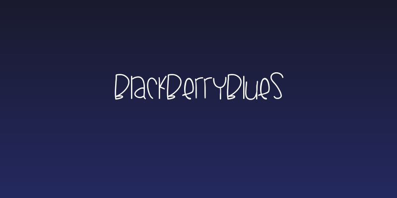 BlackberryBlues Social Header