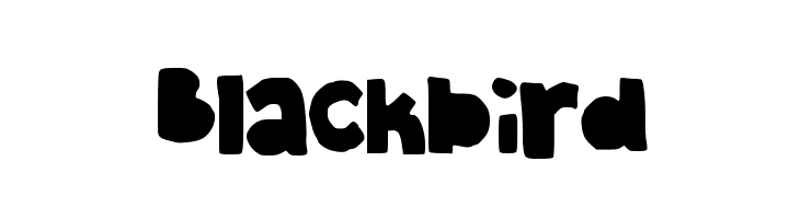 Blackbird  font caratteri gratis