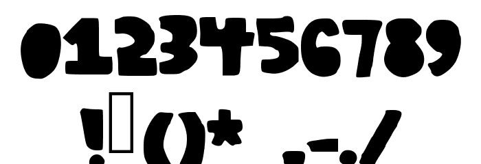 Blackbird Font OTHER CHARS