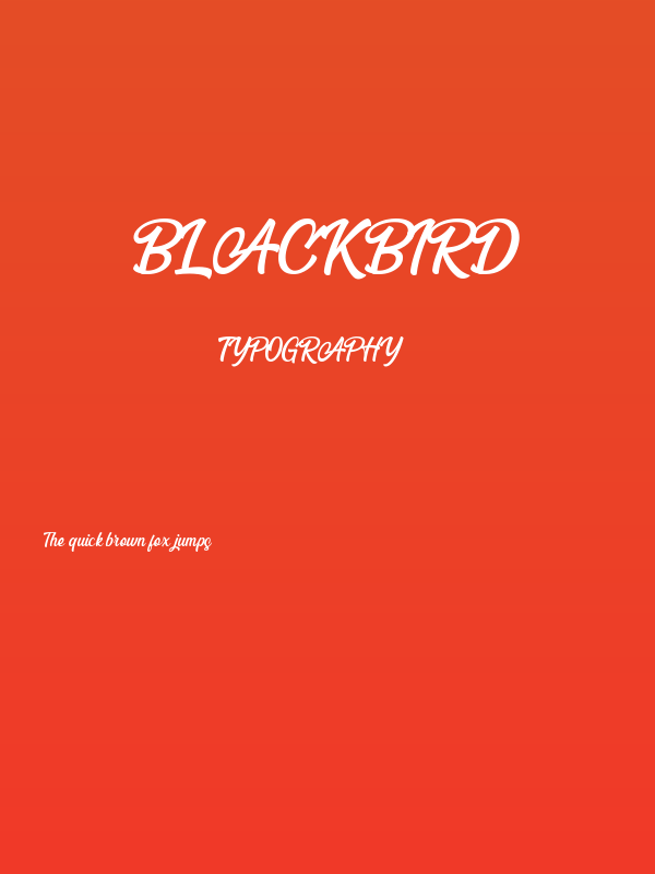 Blackbird Poster
