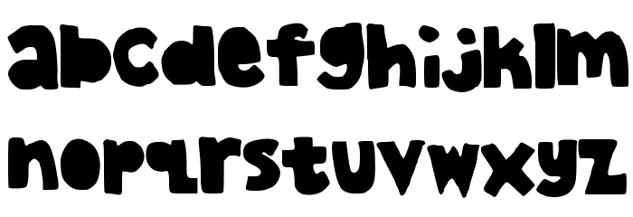 Blackbird Font LOWERCASE