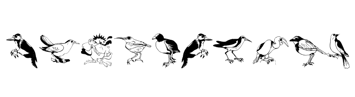 Blackbirds  Frei Schriftart Herunterladen