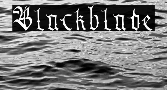 Blackblade Font examples