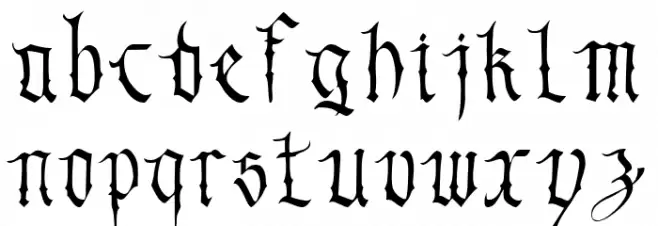 Blackblade Fuentes MINÚSCULAS