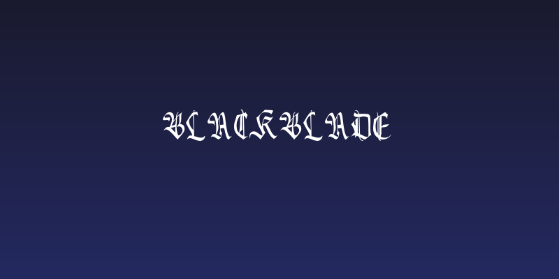 Blackblade Social Header