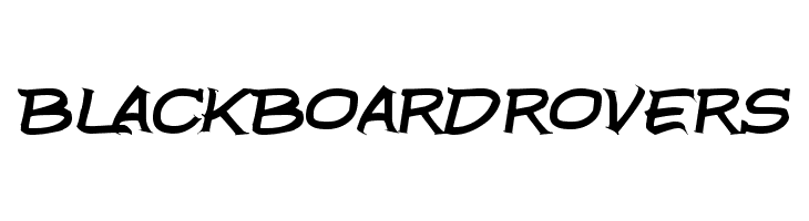 Blackboard Rovers  Free Fonts Download