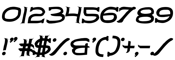 Blackboard Rovers フォント その他の文字