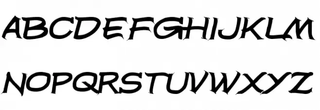 Blackboard Rovers Font UPPERCASE