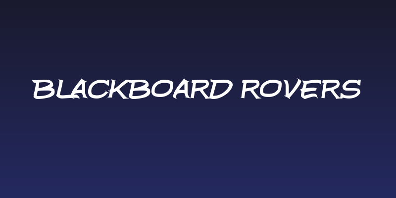 Blackboard Rovers Social Header